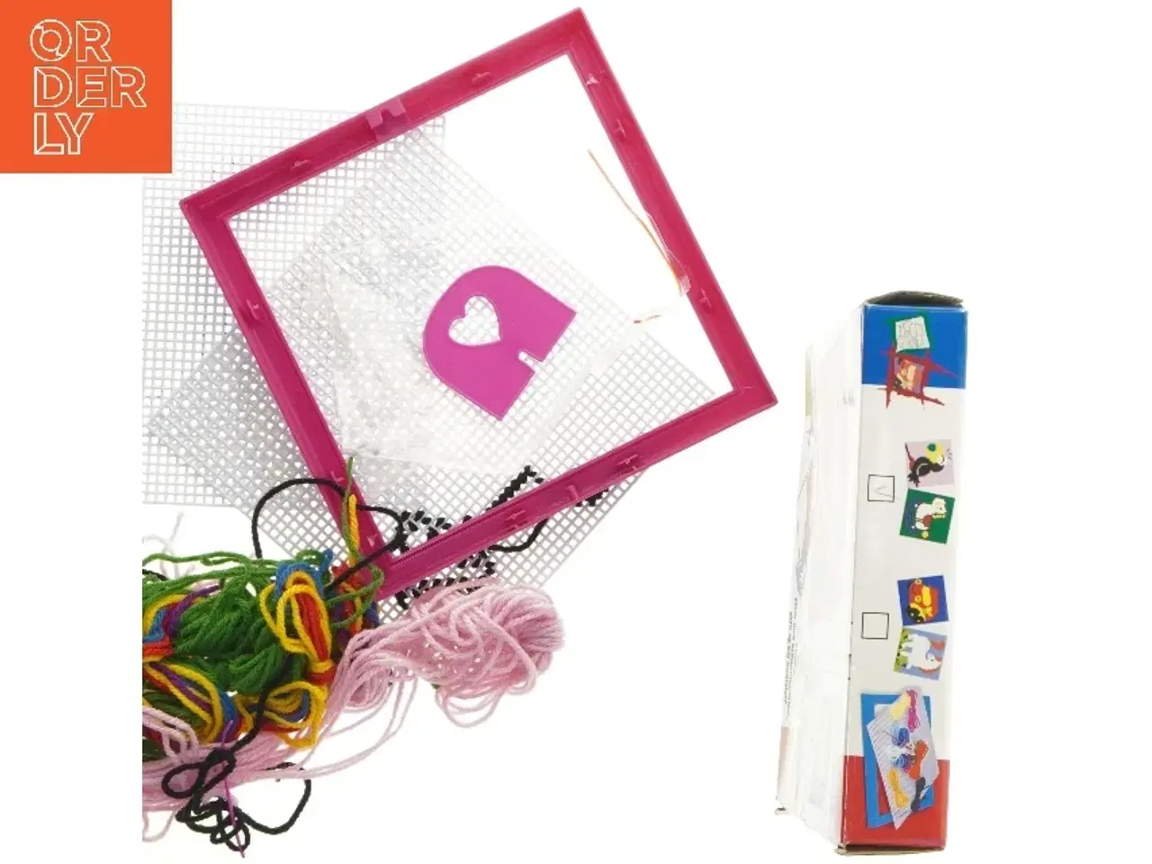 Billede 3 - Broderisæt til børn med ramme (str. 20x20 cm)