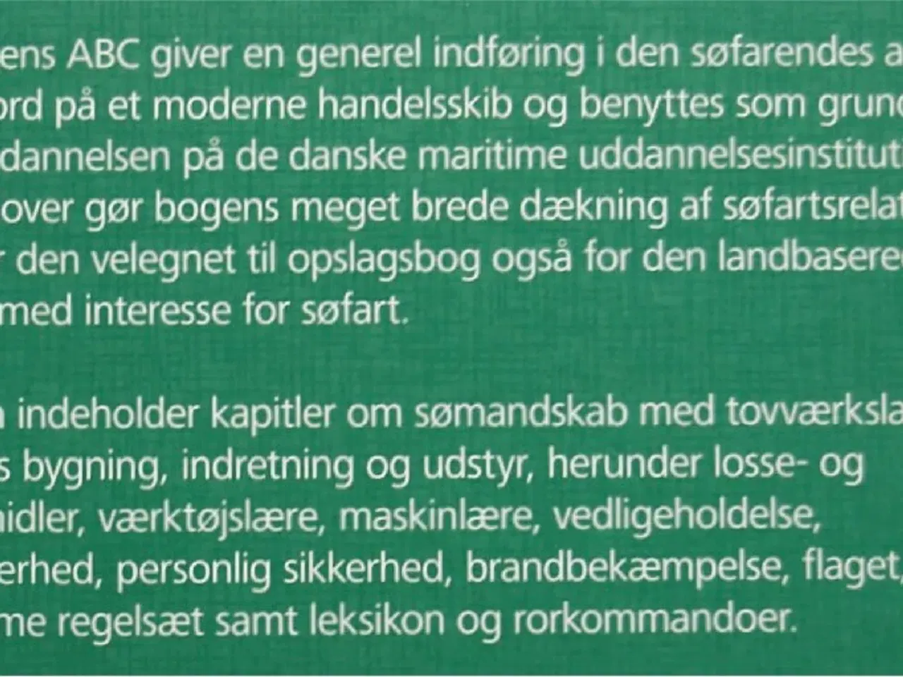 Billede 3 - SØFARTENS ABC - Lærebog i Praktisk Sømandsskab