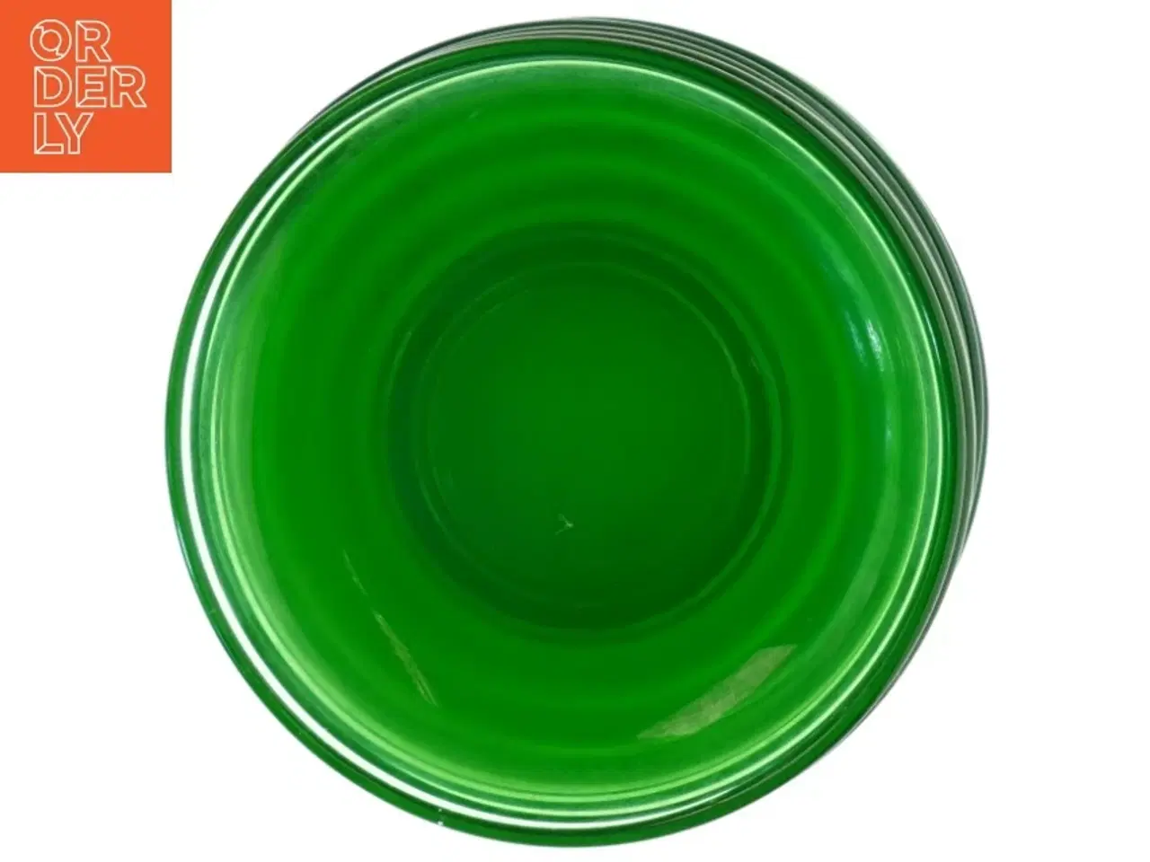 Billede 2 - Grønne broksø glas tallerkener (str. Ø 15 cm)