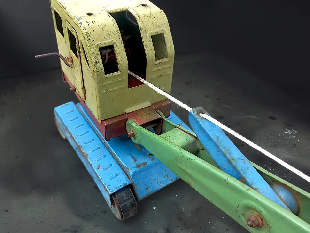 Billede 13 - Sovjetisk bliklegetøj kran AZLK original