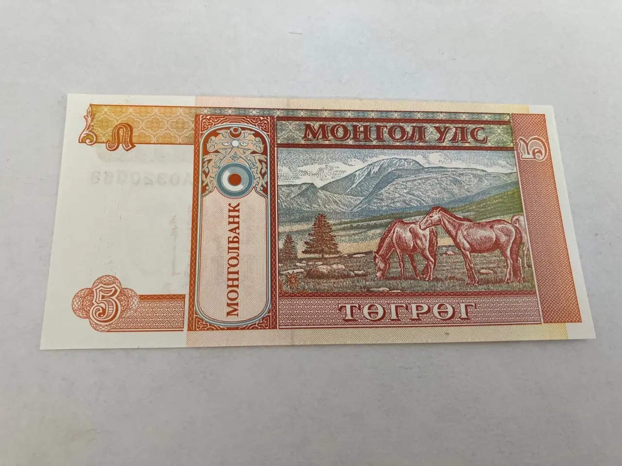 Billede 1 - 5 Tugrik Mongolia