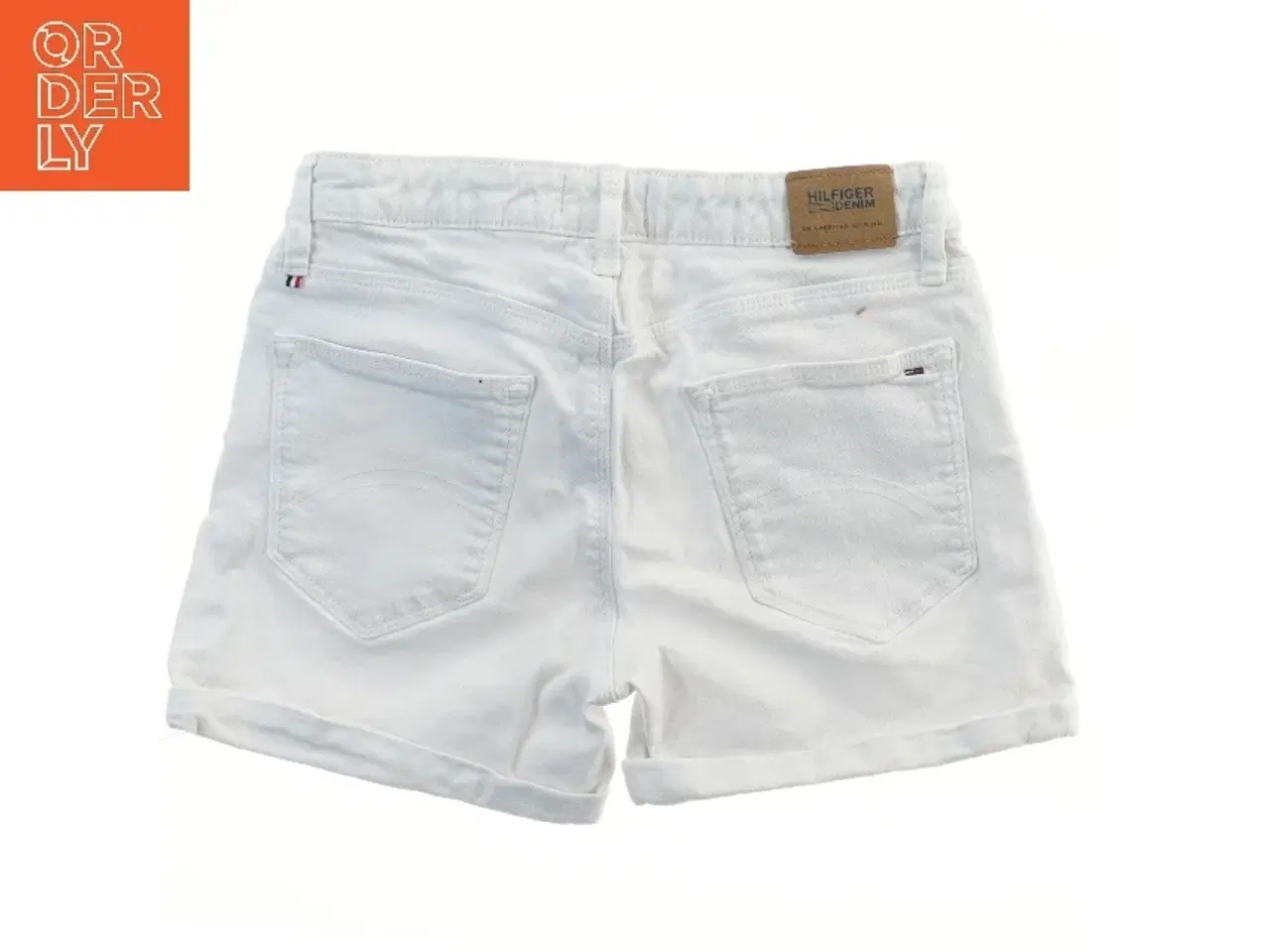 Billede 2 - Hvide denim shorts fra Tommy Hilfiger (str. 164)