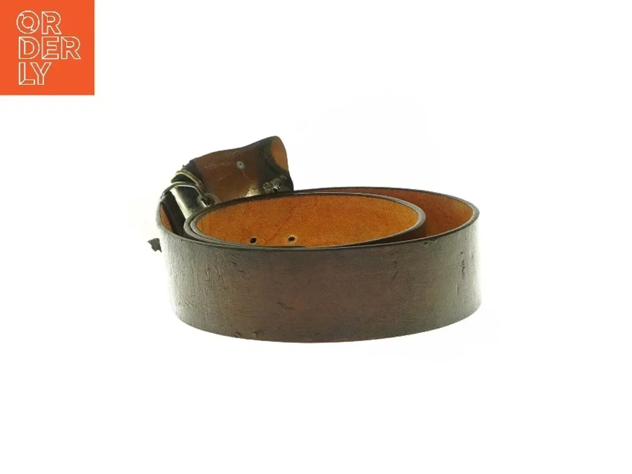 Billede 2 - Læder bælte (str. 95)