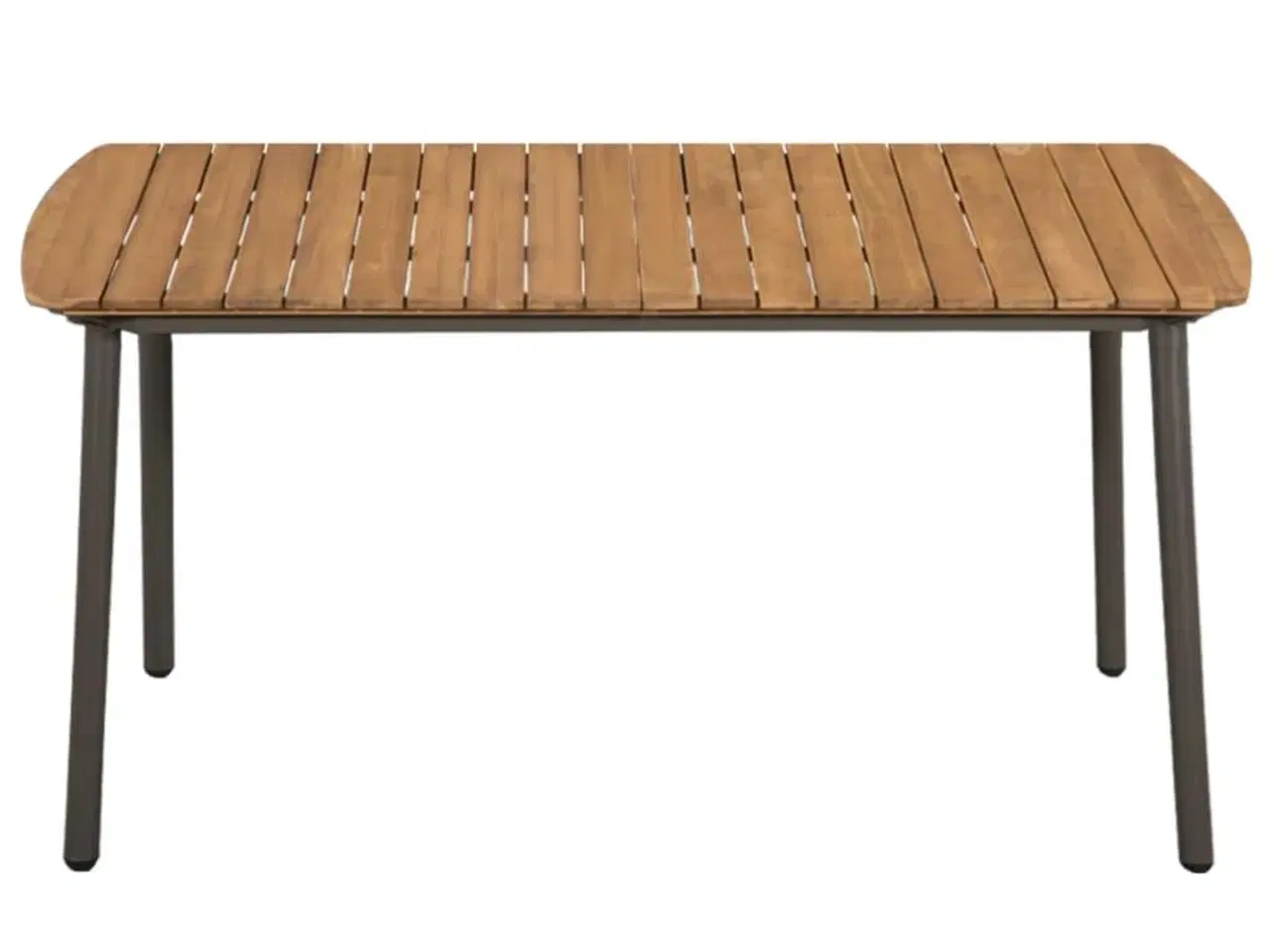 Billede 2 - Havebord massivt akacietræ og stål 150 x 90 x 72 cm