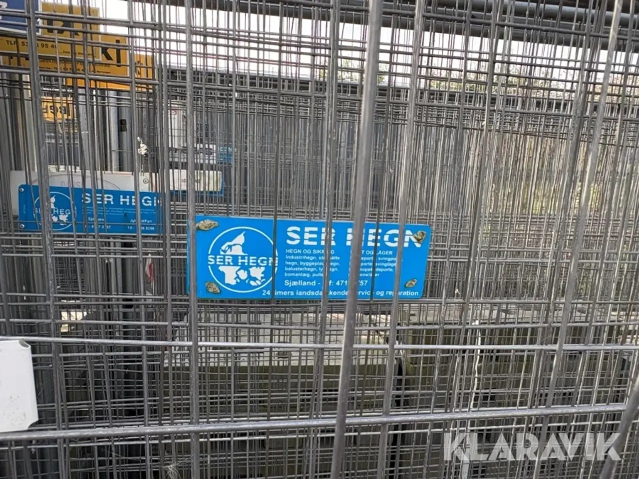 Billede 10 - Wirehejs lad med byggeplads hegn Sydfyns Jernvare Fabrik