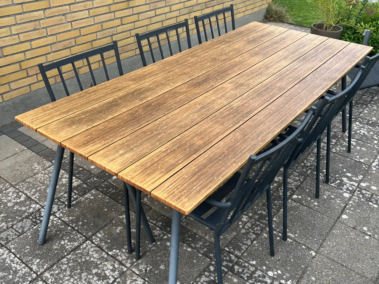 Billede 1 - Havebord med 6 stole