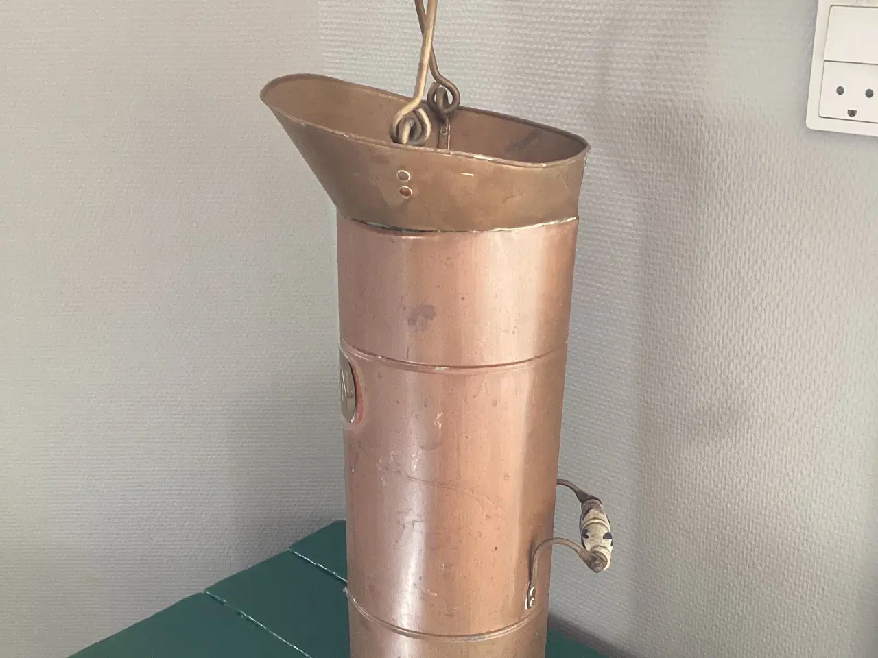 Billede 2 - Kobberspand, paraplyspand med hank og håndtag