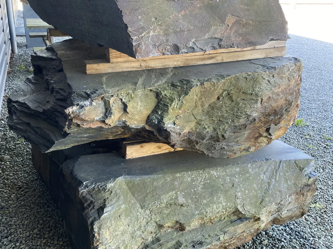 Billede 1 - Skifer blokke 