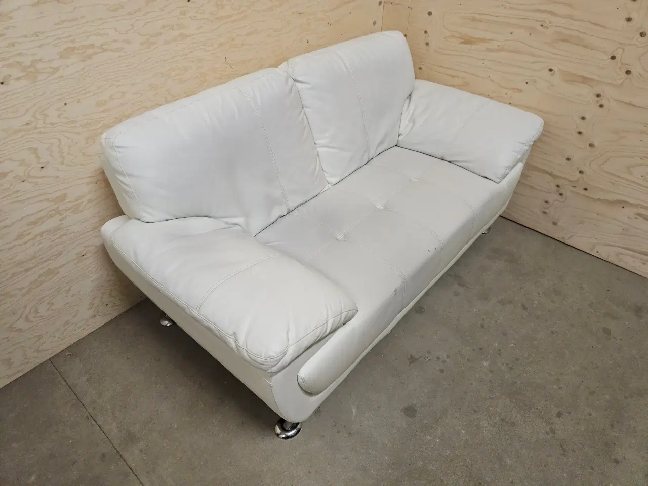 Billede 2 - 2 Pers. Kunstlæder Sofa