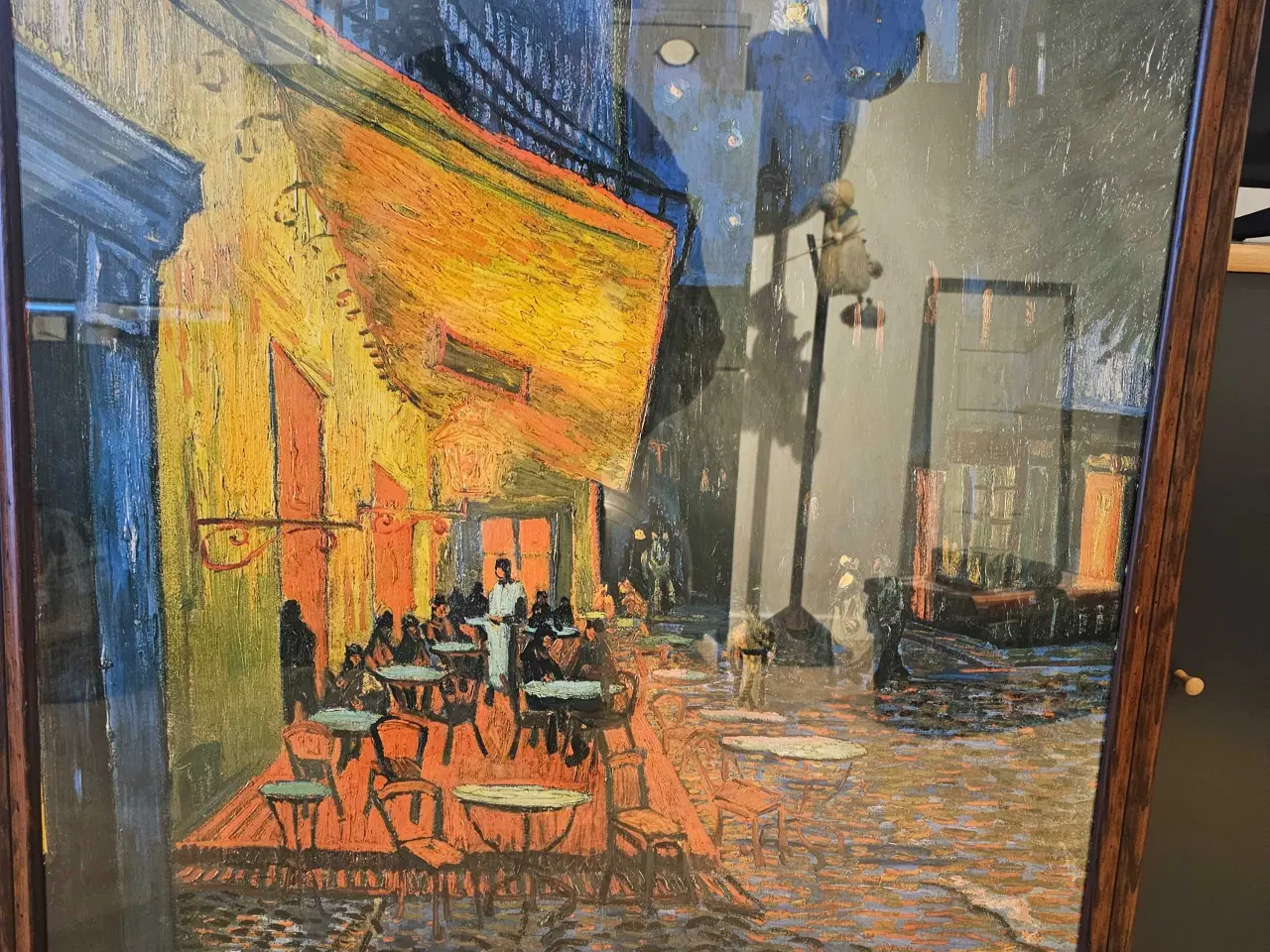 Billede 1 - 🖼️ Klassisk Van Gogh – Café de nuit – stort retro