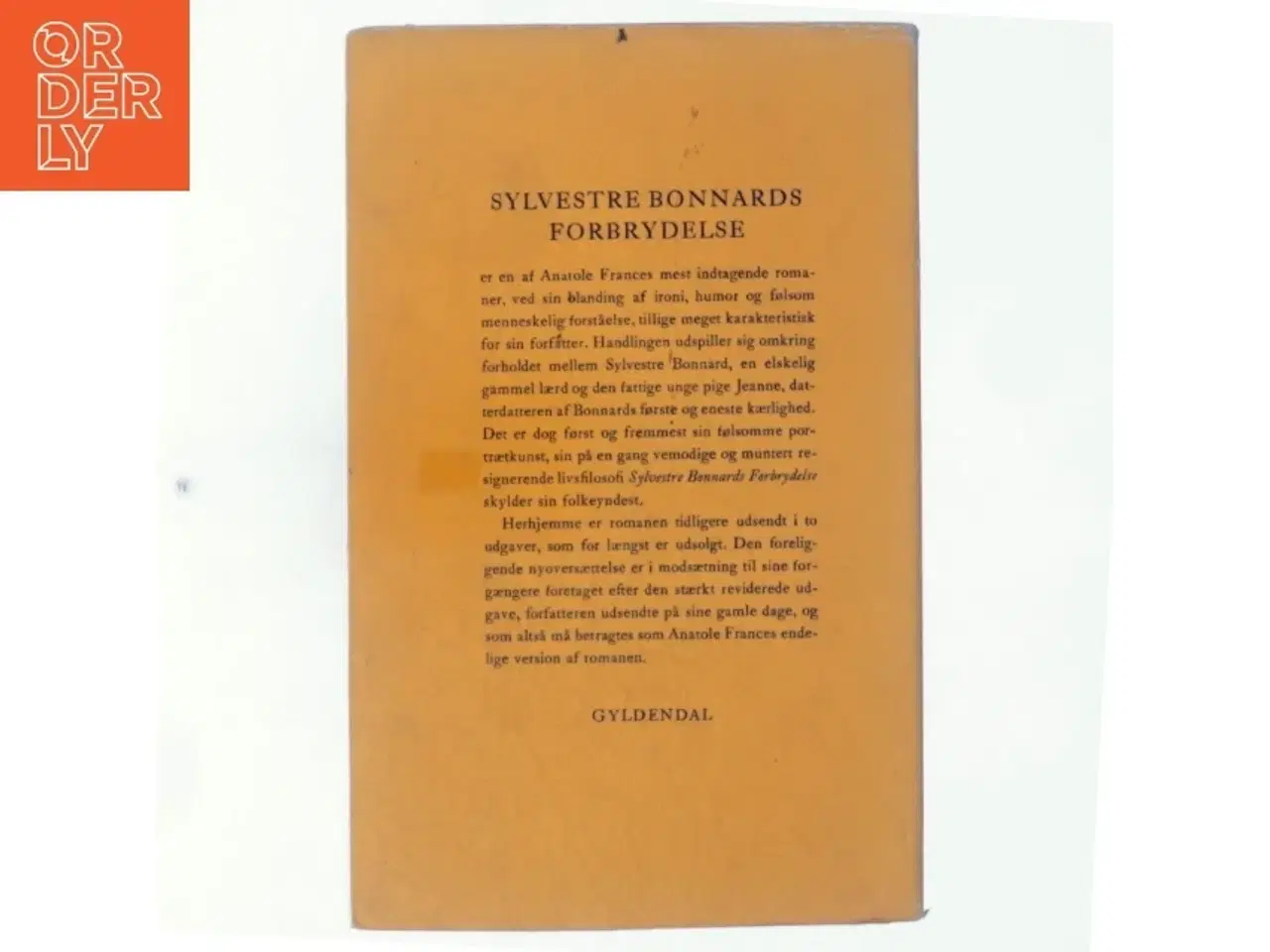 Billede 3 - Sylvestre Bonnards forbrydelse. - Af Anatole France