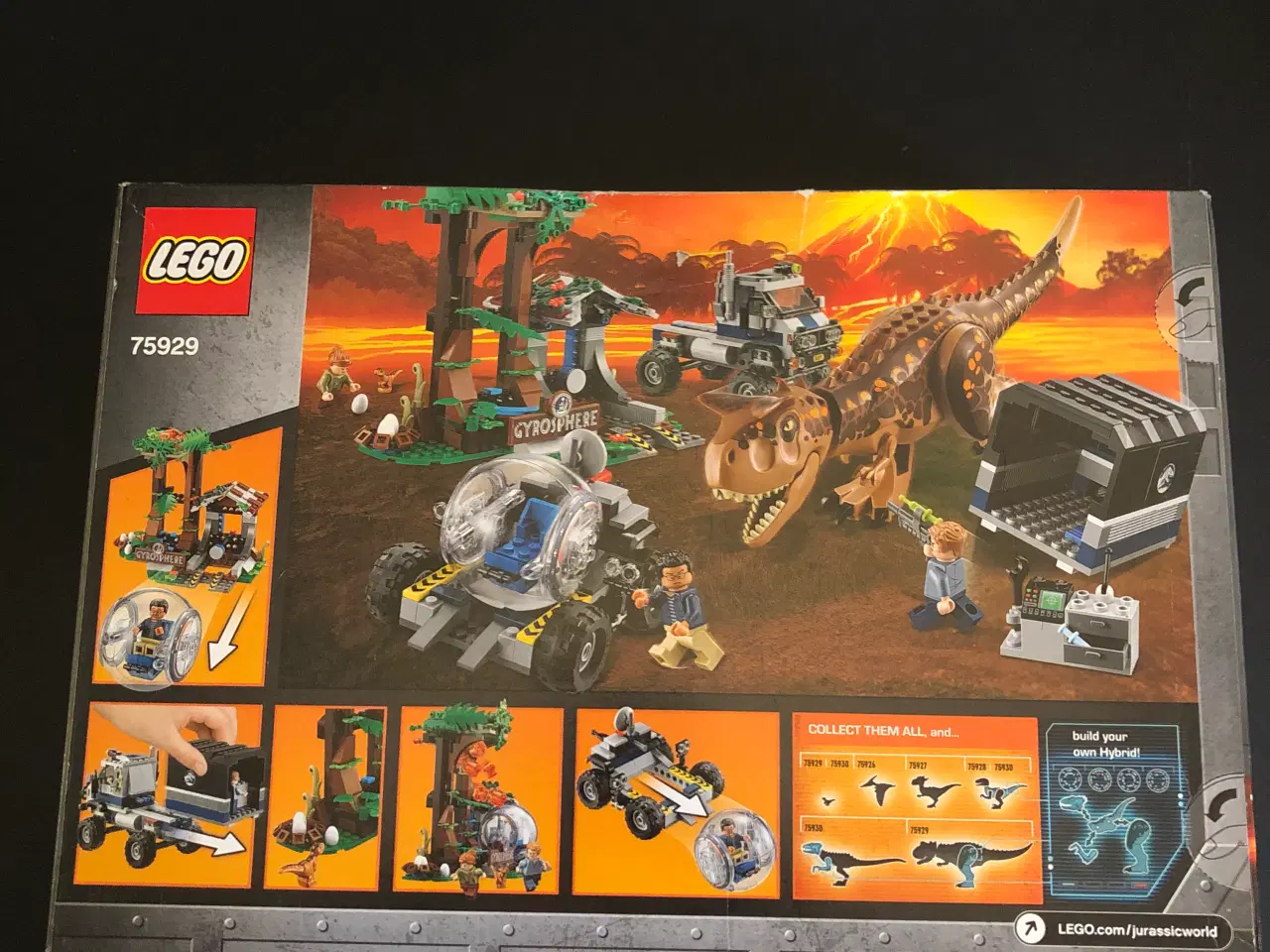 Billede 2 - Lego Jurassic World Garnotaurus Gyrosphere Escape 