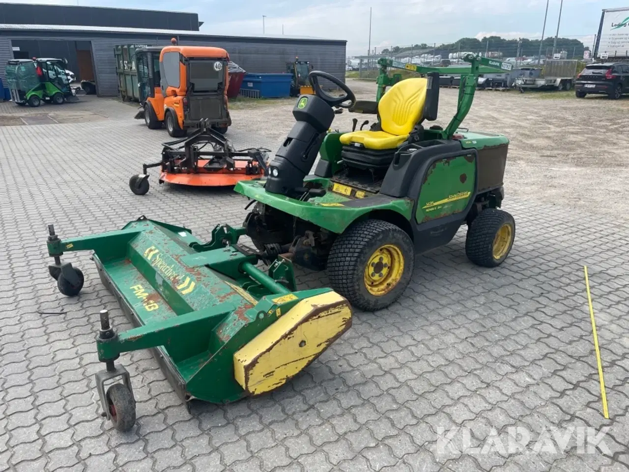 Billede 1 - Plæneklipper John Deere F1400 med tilbehør