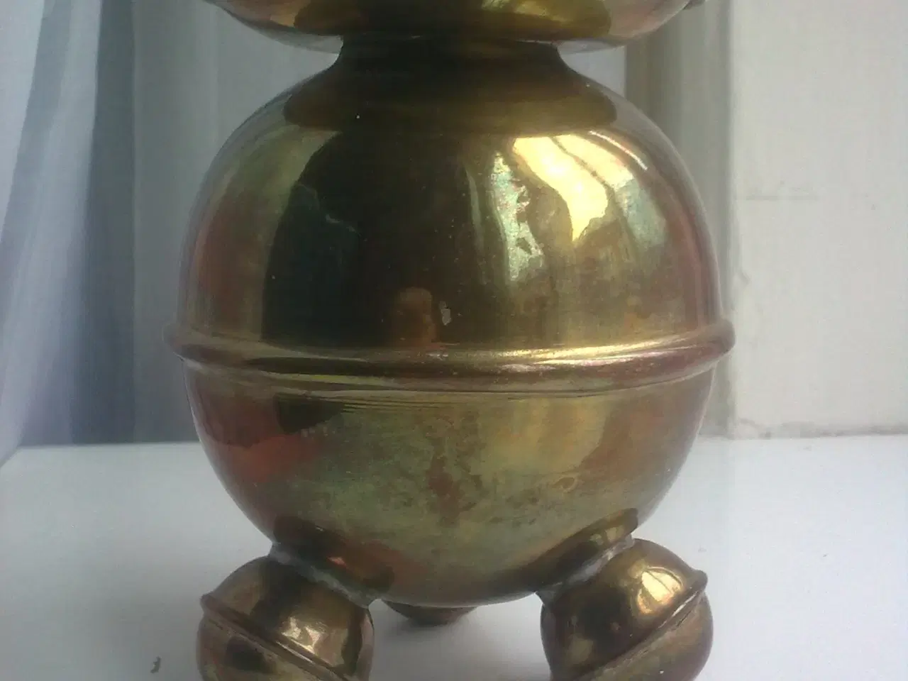 Billede 2 - Gammel bulet julestage i Messing eller NY design