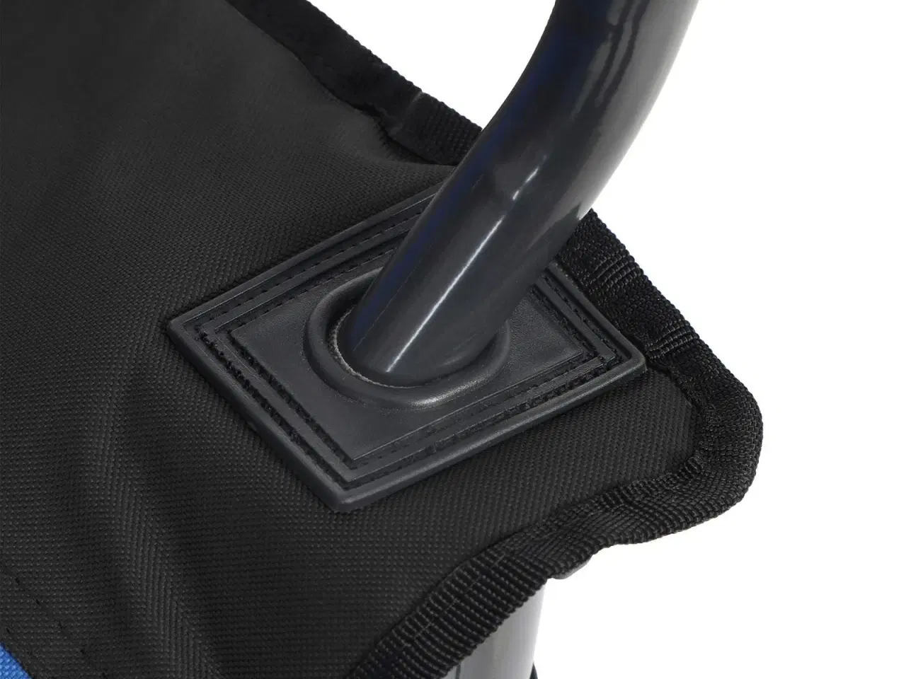 Billede 6 - Sammenklappelig campingstol med blød polstring, kopholder og kraftig konstruktion – blå