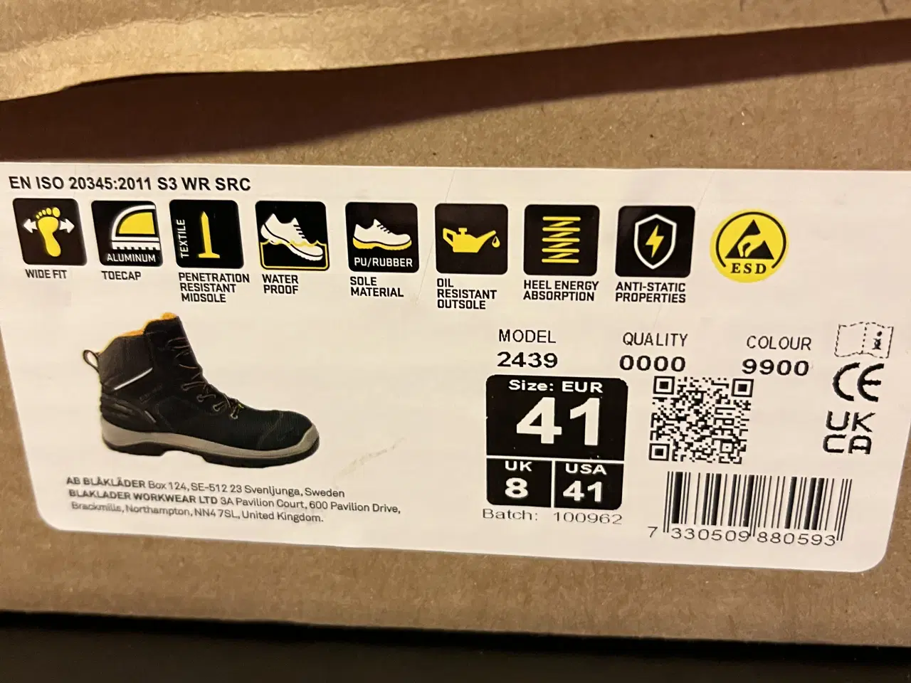 Billede 3 - Hel Ny Sikkerhed sko str 41