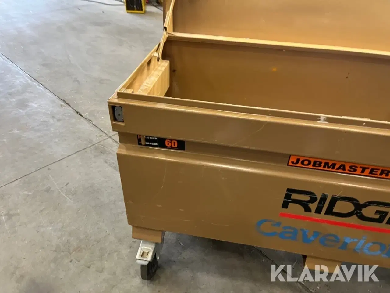 Billede 3 - Opbevaring/værktøjs kasse Rigid Jobmaster 60R med arbejdslys