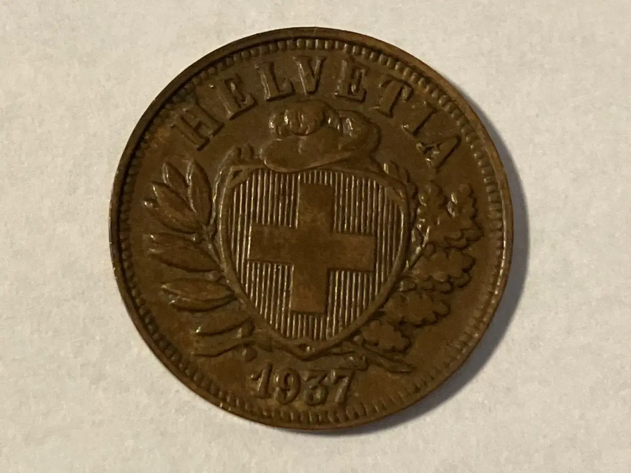 Billede 1 - 2 Rappen Switzerland 1937