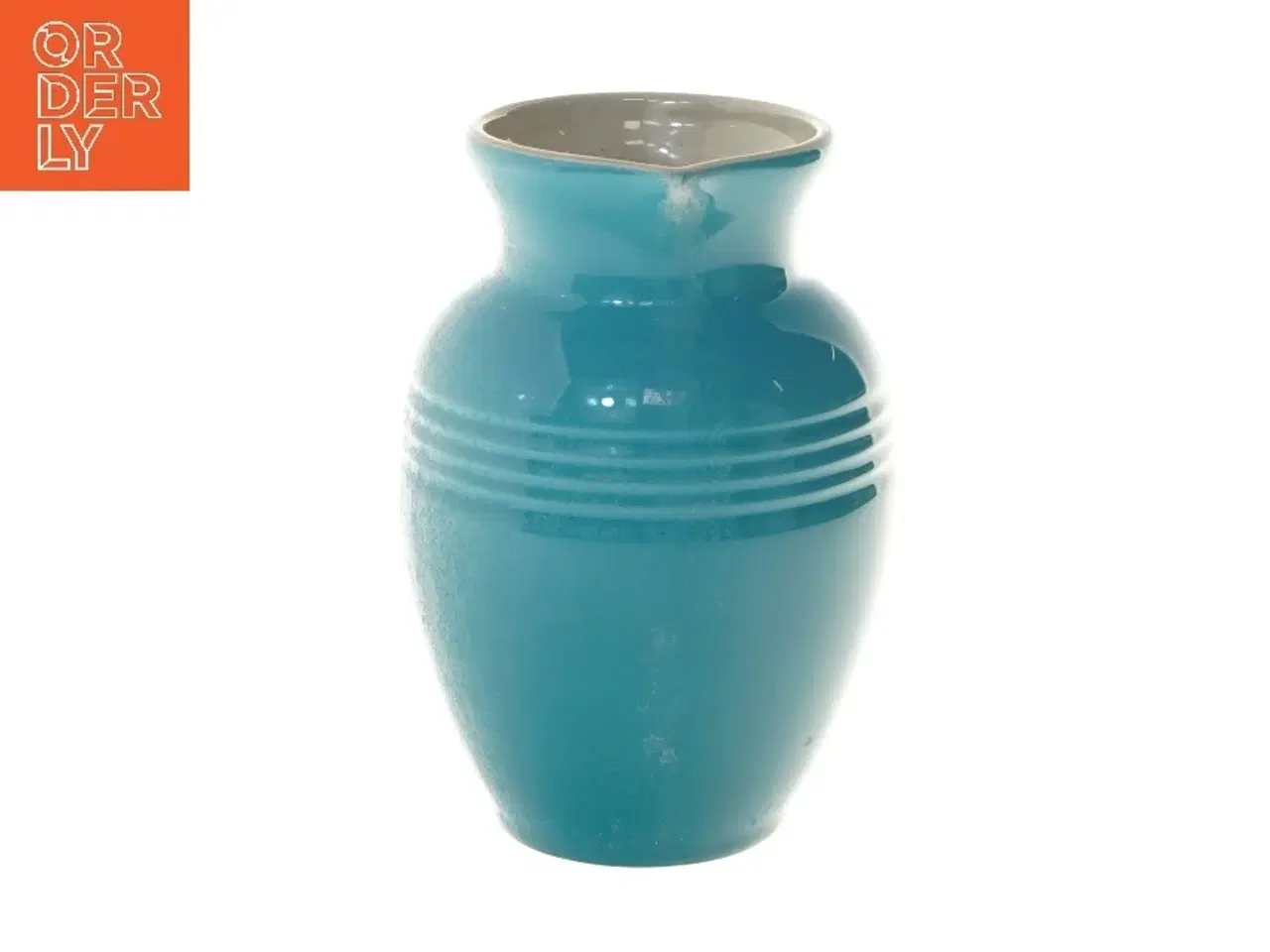 Billede 2 - Turkis keramikkande fra Le Creuset (str. 18 cm)