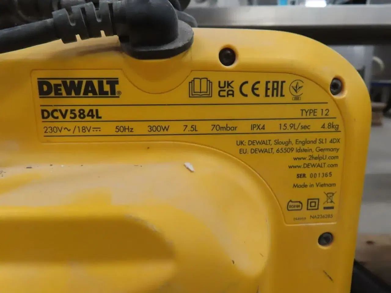 Billede 2 - Akku-støvsuger DEWALT