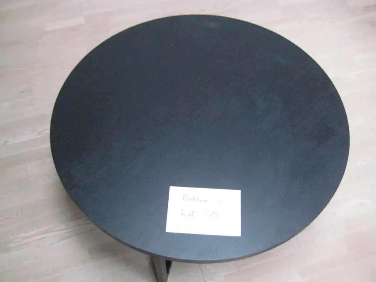 Billede 2 - Sofabord  Rundt – Ø100 cm, Sort Jern & Askefine