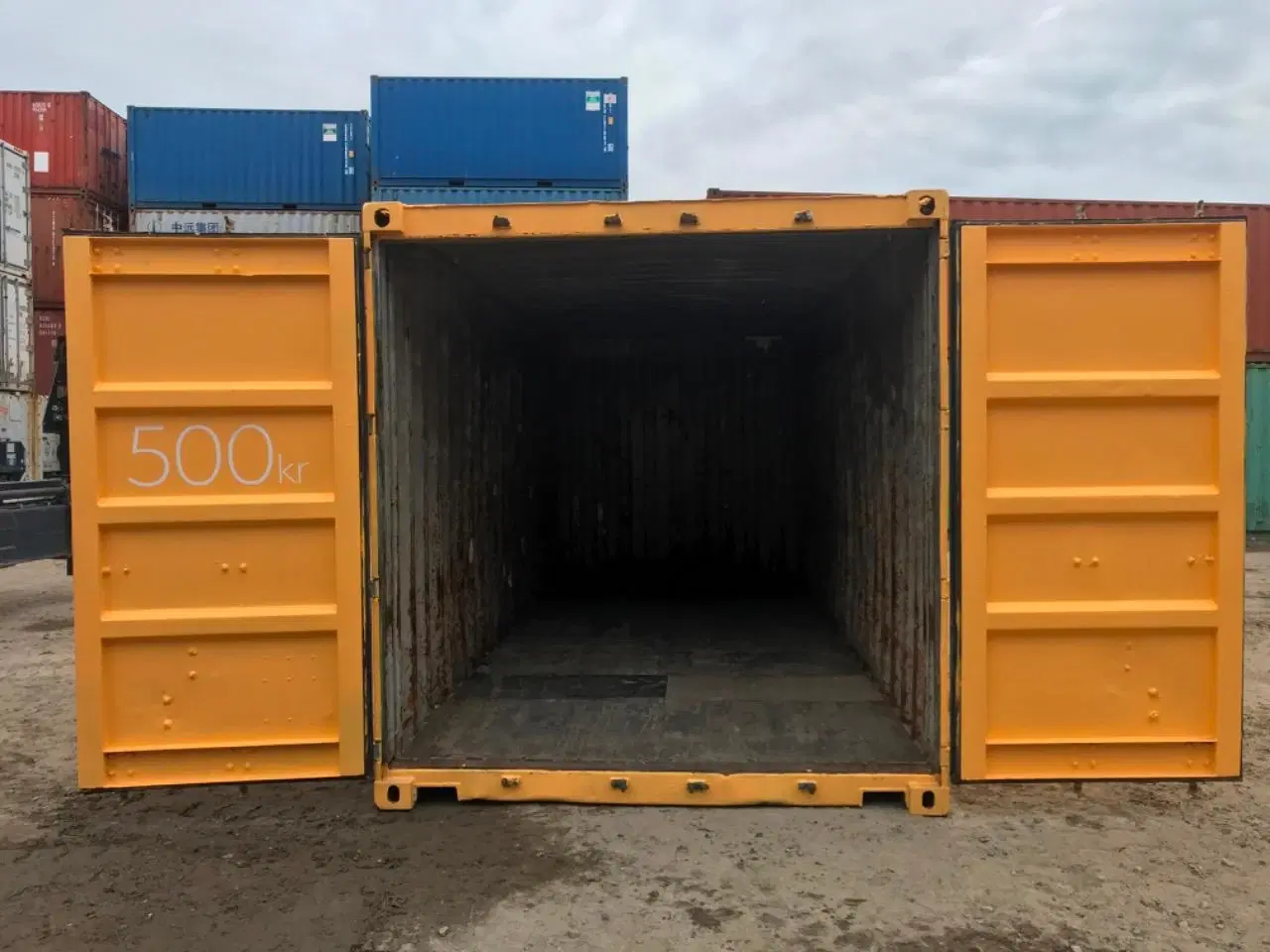 Billede 2 - 20 fods Container- ID: CCLU 371513-9 ( står på Sjæ