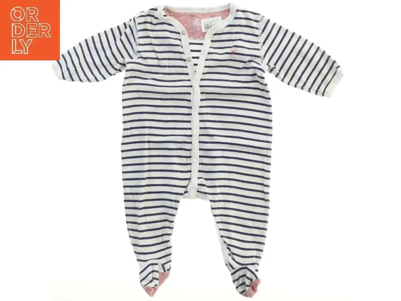 Billede 1 - Stribet heldragt til baby fra Petit Bateau (str. 68)