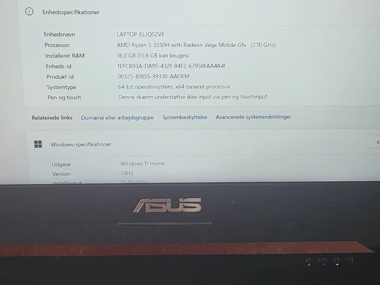 Billede 1 - Asus tuf gamer bærbar
