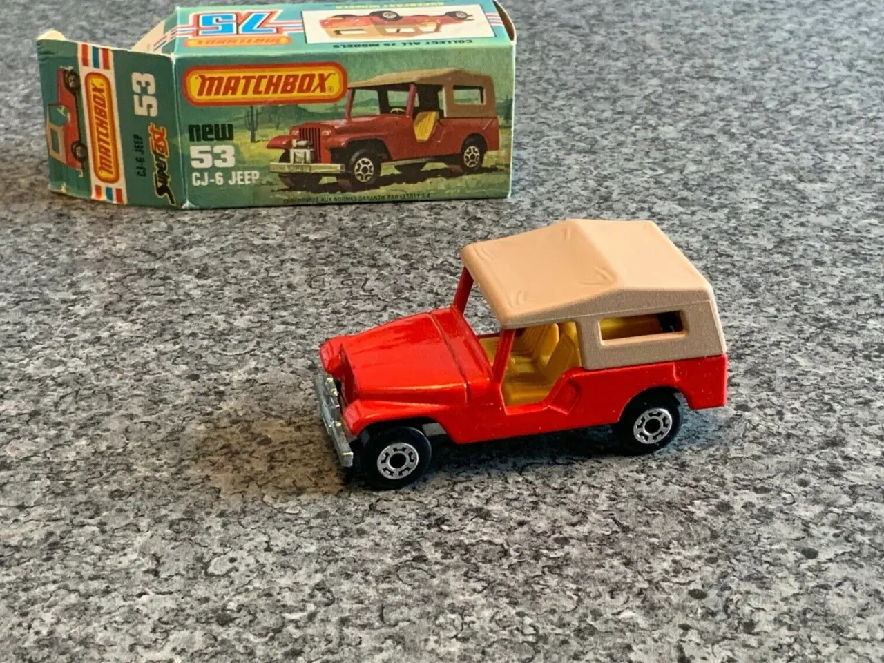 Billede 1 - Matchbox No. 53 CJ-6 Jeep, scale 1:66