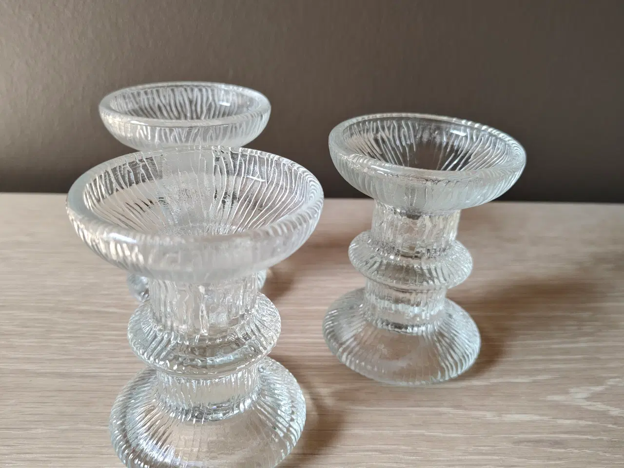 Billede 1 - Flotte Luminarc Nordic lysestager