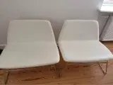 Stol hvidt læder - en lækker Paustian Spinal Chair - 3