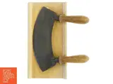 Gamle urtekniv med skærebræt (str. Længde af blad. 25,5 cm) - 2