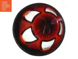 Rødvinsglas i rødt glas (str. H 13 cm, ø 6,5 cm) - 3