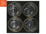 Dekorative glas med blomstermønster (str. 9,5 cm) - 3
