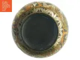 Dekoreret messing vase (str. 23x12 cm) - 2