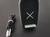 2x SACKit CHARGEit Stand Power Bank i sort stof