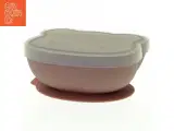 Silikone sugebundsskål med låg (str. 14 x 12 cm) - 2