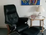 stressless på signature stel med skammel i str med