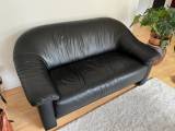 Lædersofa sort. Dansk design