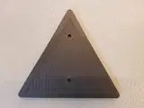 Refleks rød trekantet 14x16 - 2