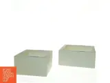 Kvadratisk hvide trækasser (str. 20 x 9 cm 15 x 9 cm) - 4