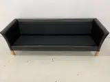 Mogens Hansen MH2225 3+2 Pers.Sofaer i sort læder - 4
