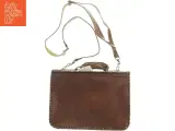 Læder skuldertaske (str. 30 x 22 cm) - 2