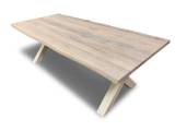 Plankebord Rustik EG HVIDOLIERET 220 X 100 cm - 2