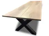 Plankebord eg hvidolieret 300 x 95-100cm - 5