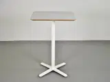 Højt cafébord i hvid med knage - 3