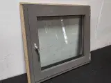 Sidehængt vindue, alu, 885x65x750mm, højrehængt, grå - 4