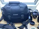 Canon kamera til spolefilm med ekstra udstyr 