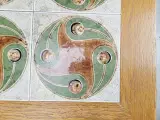 Retro Kakkel Sofabord Tidløs i Egetræ og Aluminium - 4