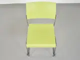 Brunner linos stol med rækkekobling - grøn - 5